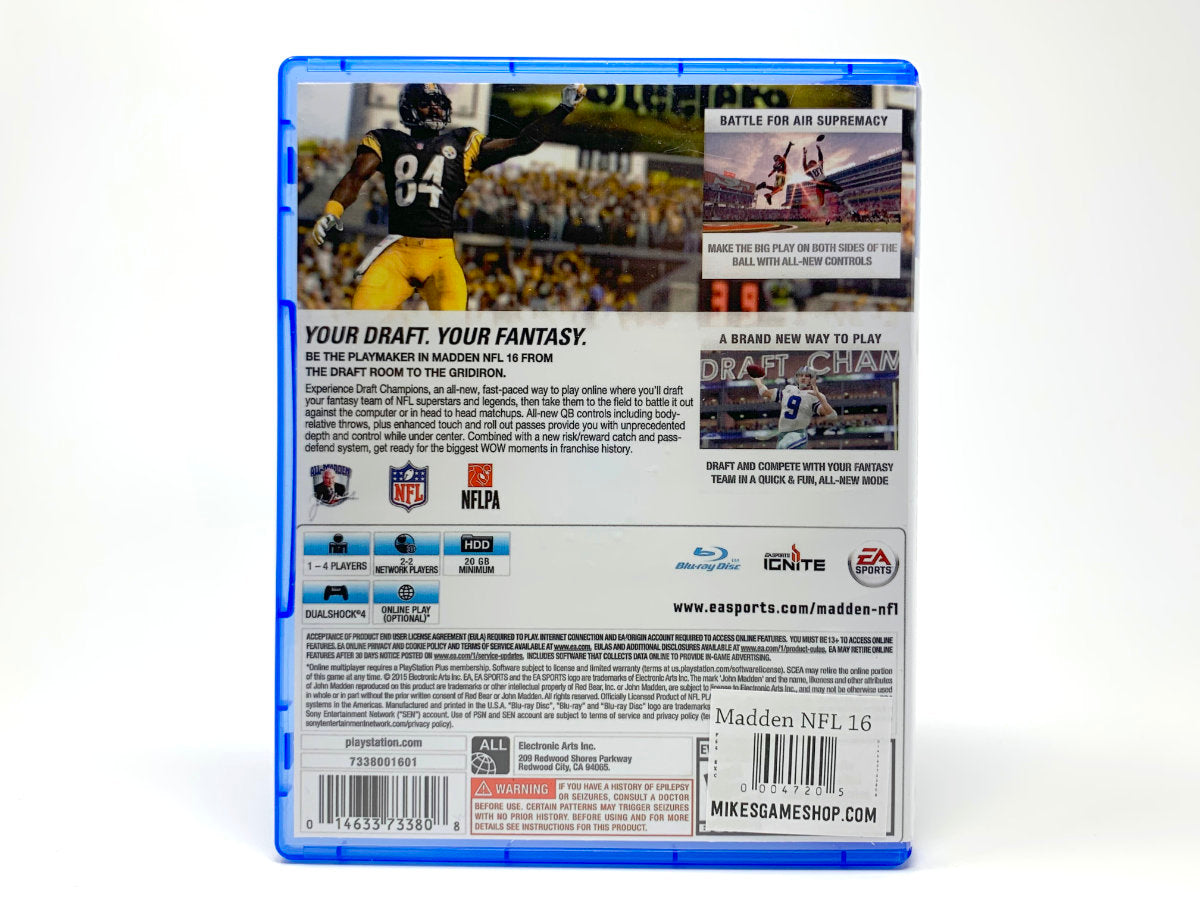 Madden NFL 16 • Playstation 4