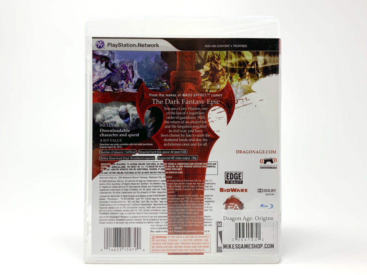 Dragon Age: Origins • Playstation 3