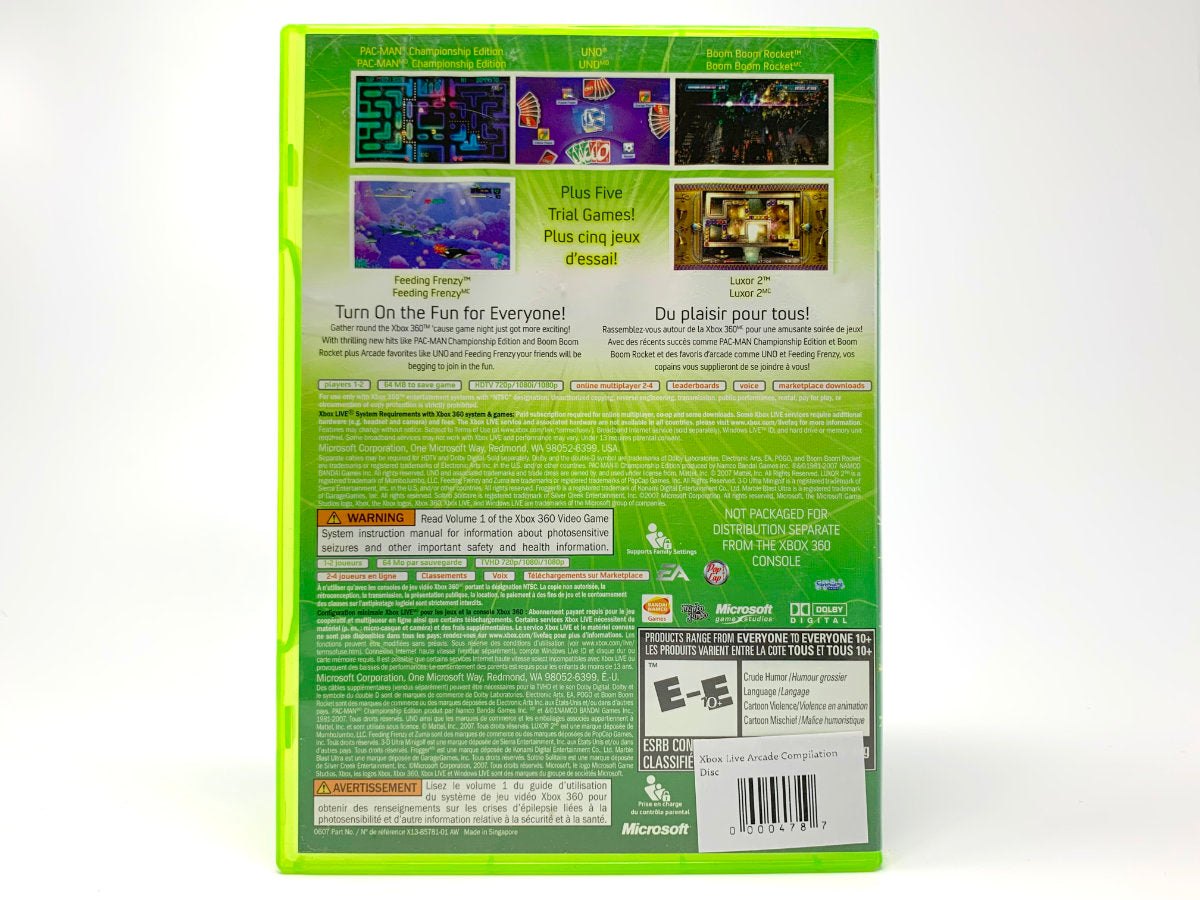 Xbox Live Arcade Compilation Disc • Xbox 360