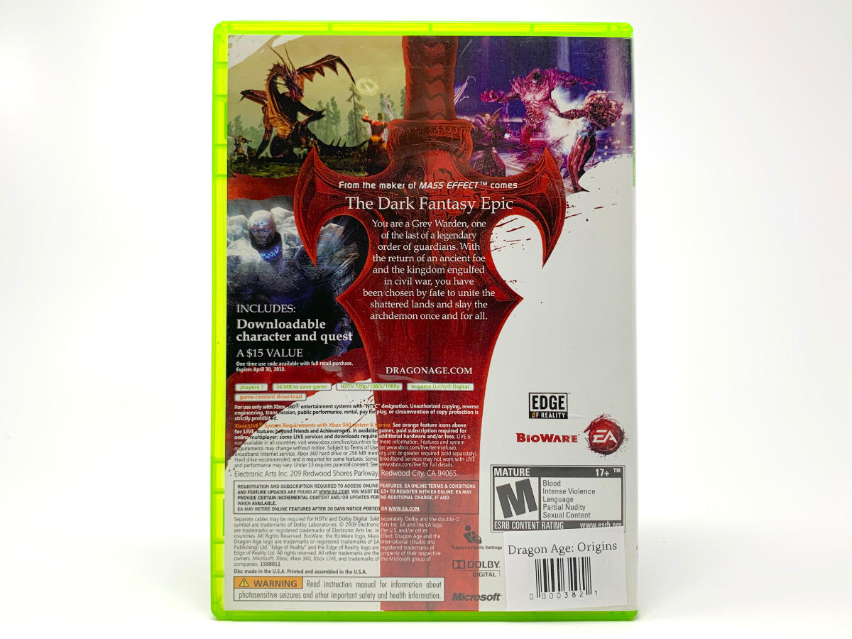 Dragon Age: Origins • Xbox 360