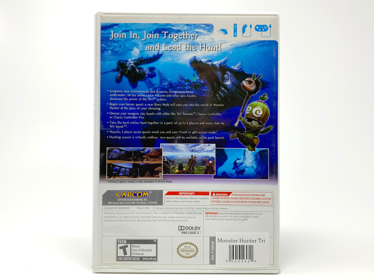 Monster Hunter Tri • Nintendo Wii