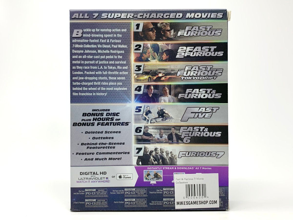 Fast & Furious 7-Movie Collection *Box Set* • Blu-ray
