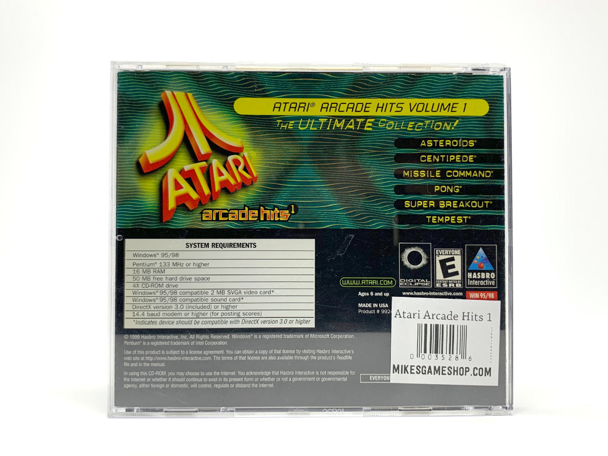 Atari Arcade Hits 1 • PC (Windows)