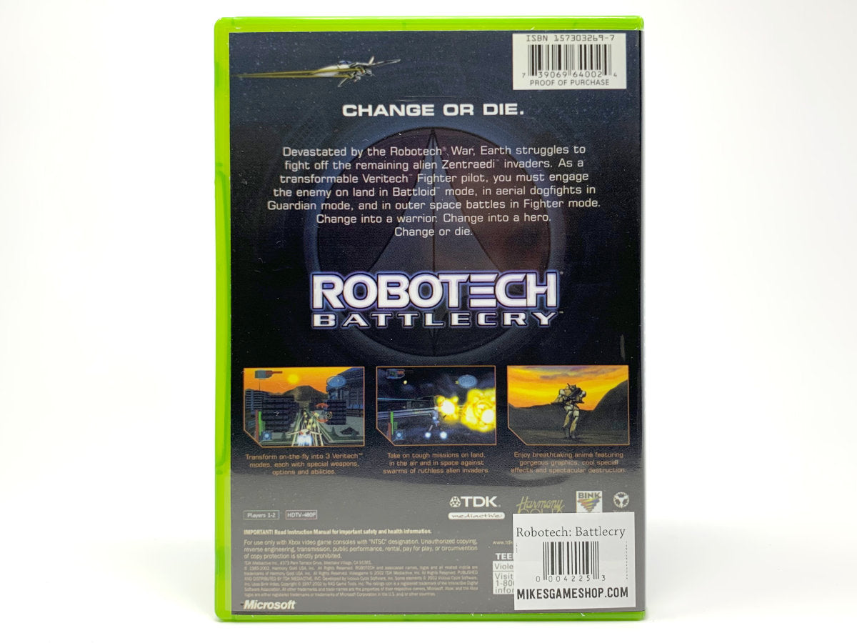 Robotech: Battlecry • Xbox Original