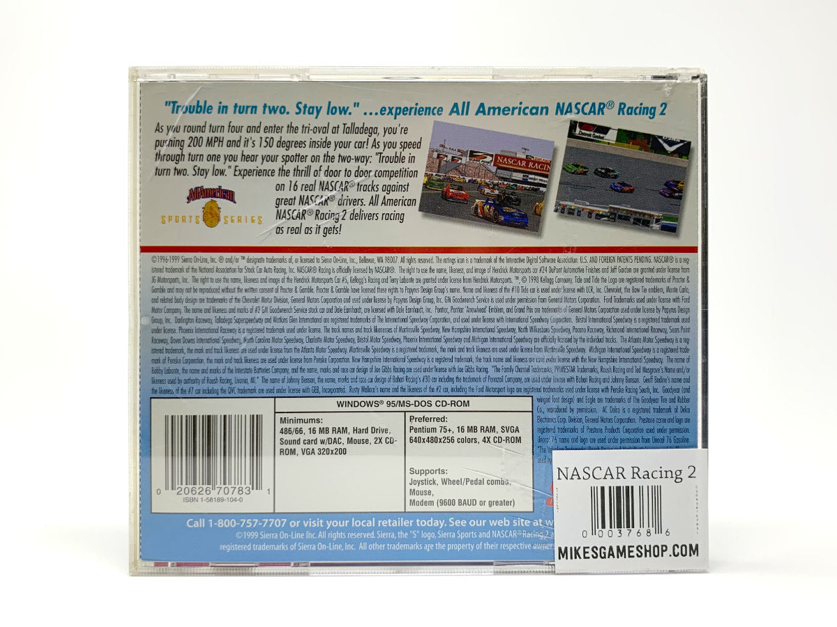 NASCAR Racing 2 • PC (Windows)