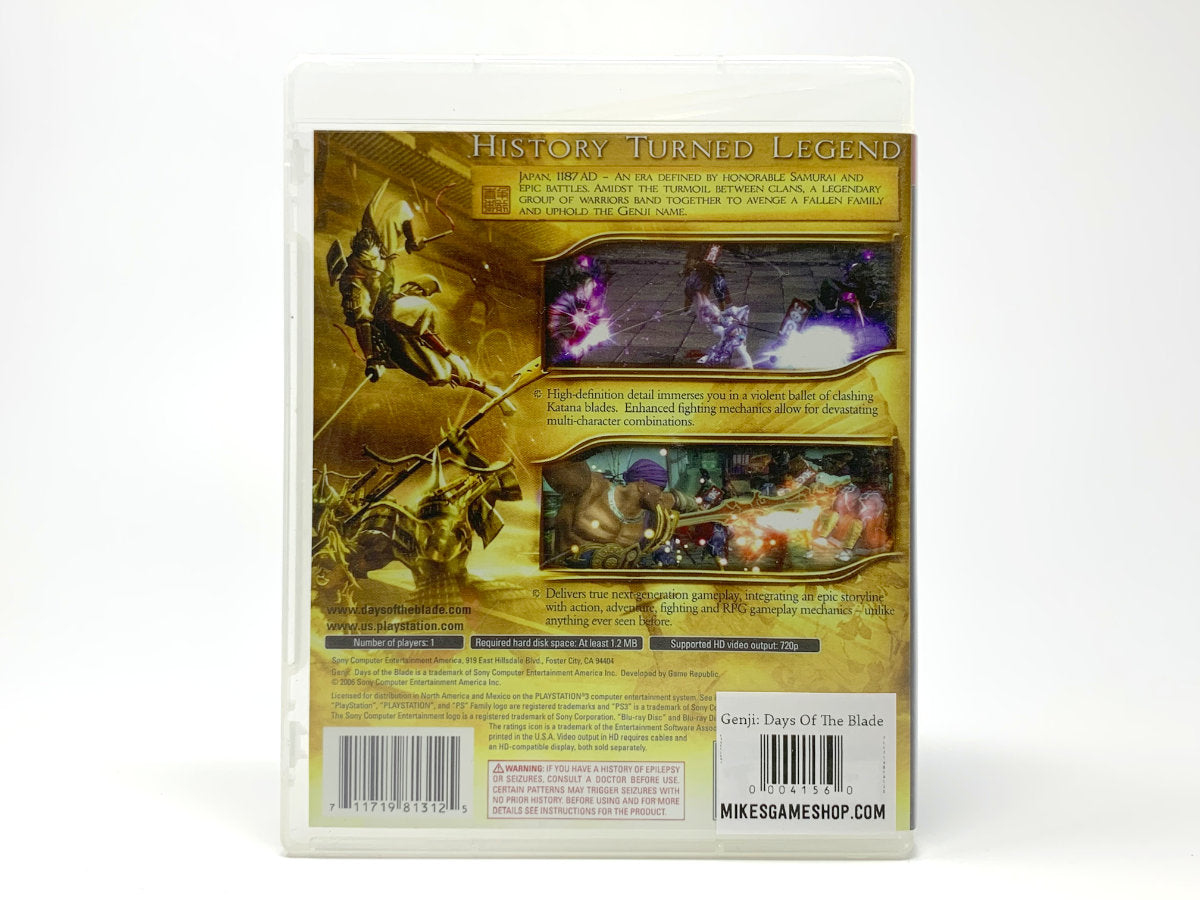 Genji: Days of the Blade • Playstation 3