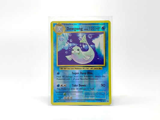 Dewgong [Water] – (Holographic) • Pokemon Card