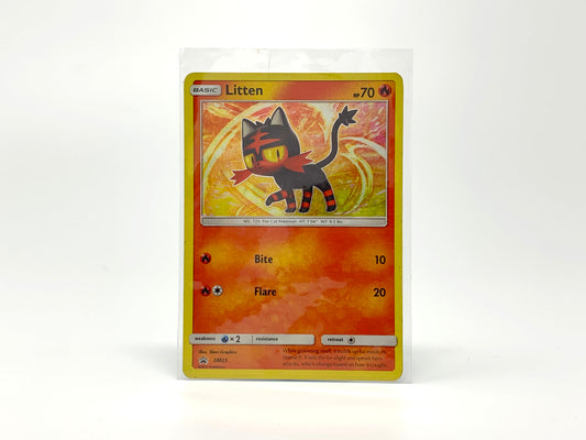 Litten [Fire] – (Holographic) • Pokemon Card
