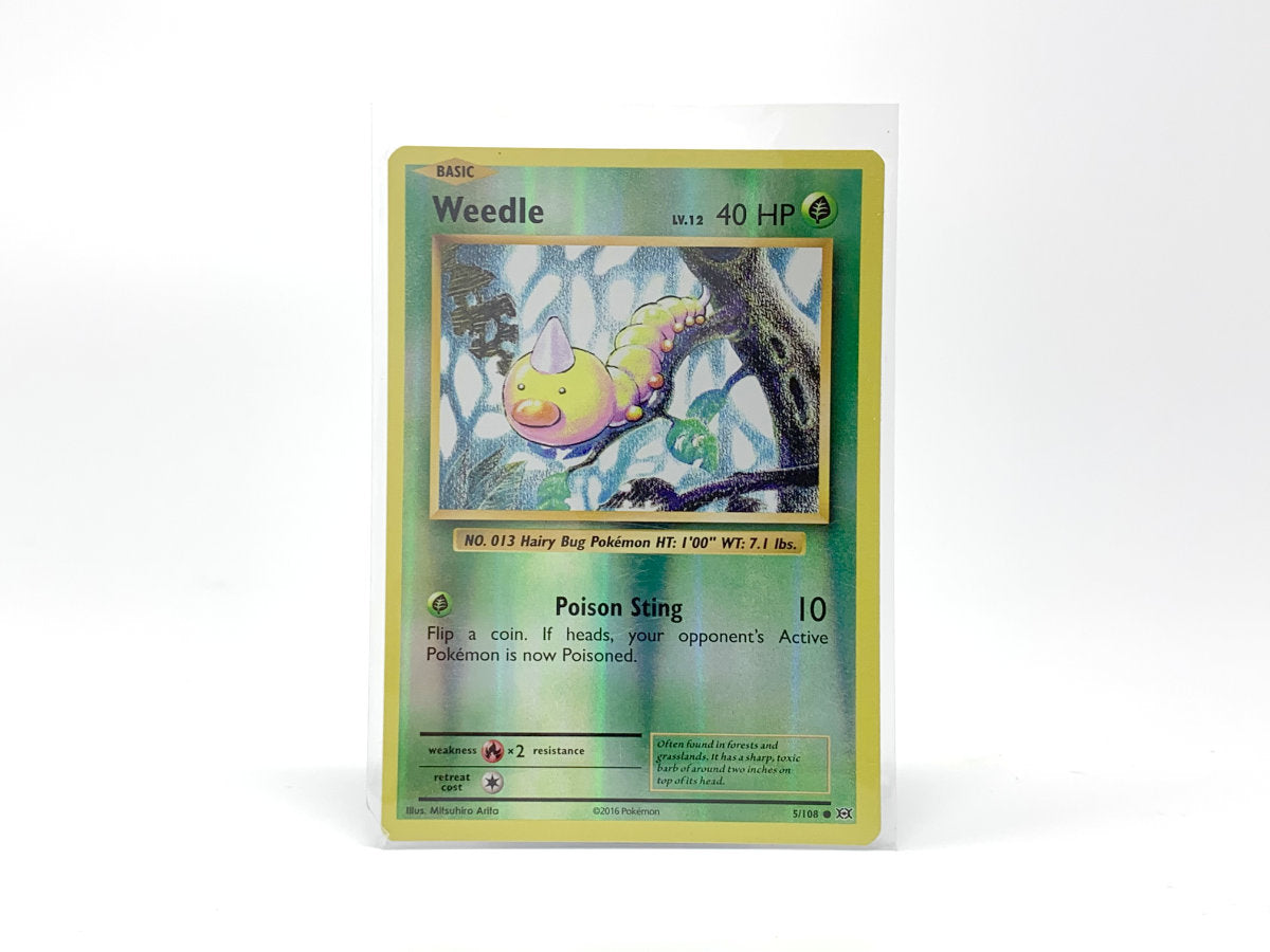 Weedle [grass] - Holographic • Pokemon Card