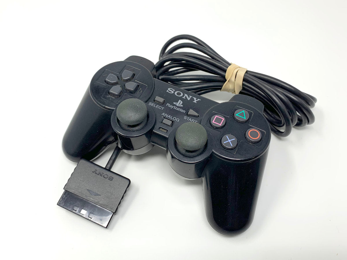 Sony Playstation 2 Dualshock 2 Controller - Genuine/Official/OEM - Black • Gamepad