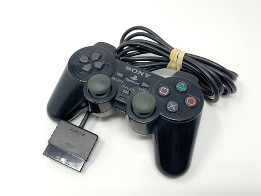 Sony Playstation 2 Dualshock 2 Controller - Genuine/Official/OEM - Black • Gamepad