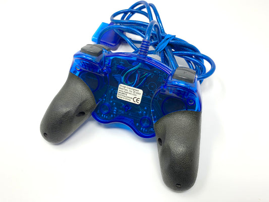 MadCatz Dual Force 2 Controller for Sony Playstation 2  - Clear Blue • Accessories