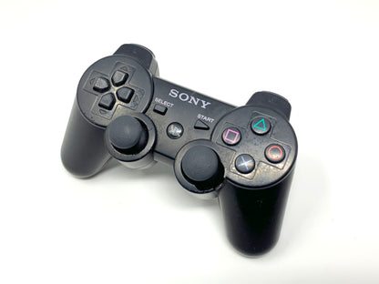 Sony Playstation 3 DualShock 3 Wireless Controller - Genuine/Official/OEM - Black • Gamepad