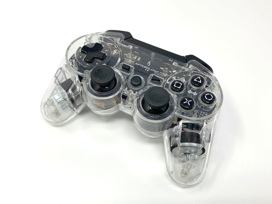 AfterGlow Dual Analog Wireless Controller for Sony Playstation 3 - Clear  • Accessories