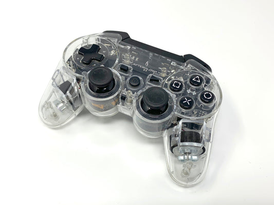 AfterGlow Dual Analog Wireless Controller for Sony Playstation 3 - Clear  • Accessories