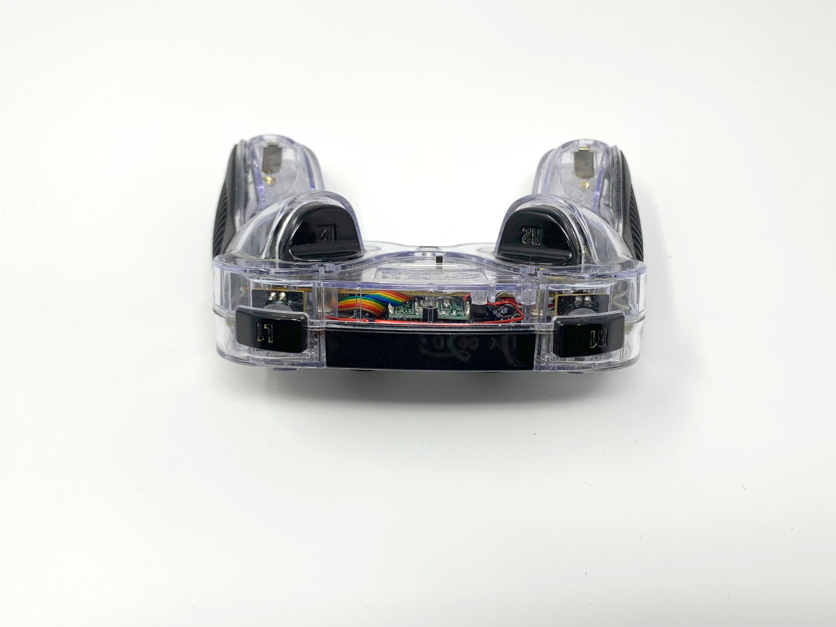 Chameleon Dual Analog Wireless Controller for Sony Playstation 3 with Pelican Chameleon 07X-CHAM2 3-Channel Wireless Receiver Dongle • Gamepad