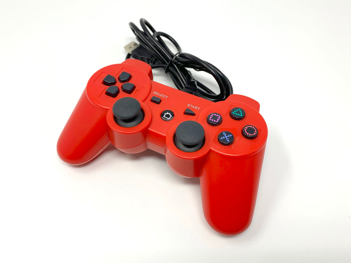 Red Ps3 Controller