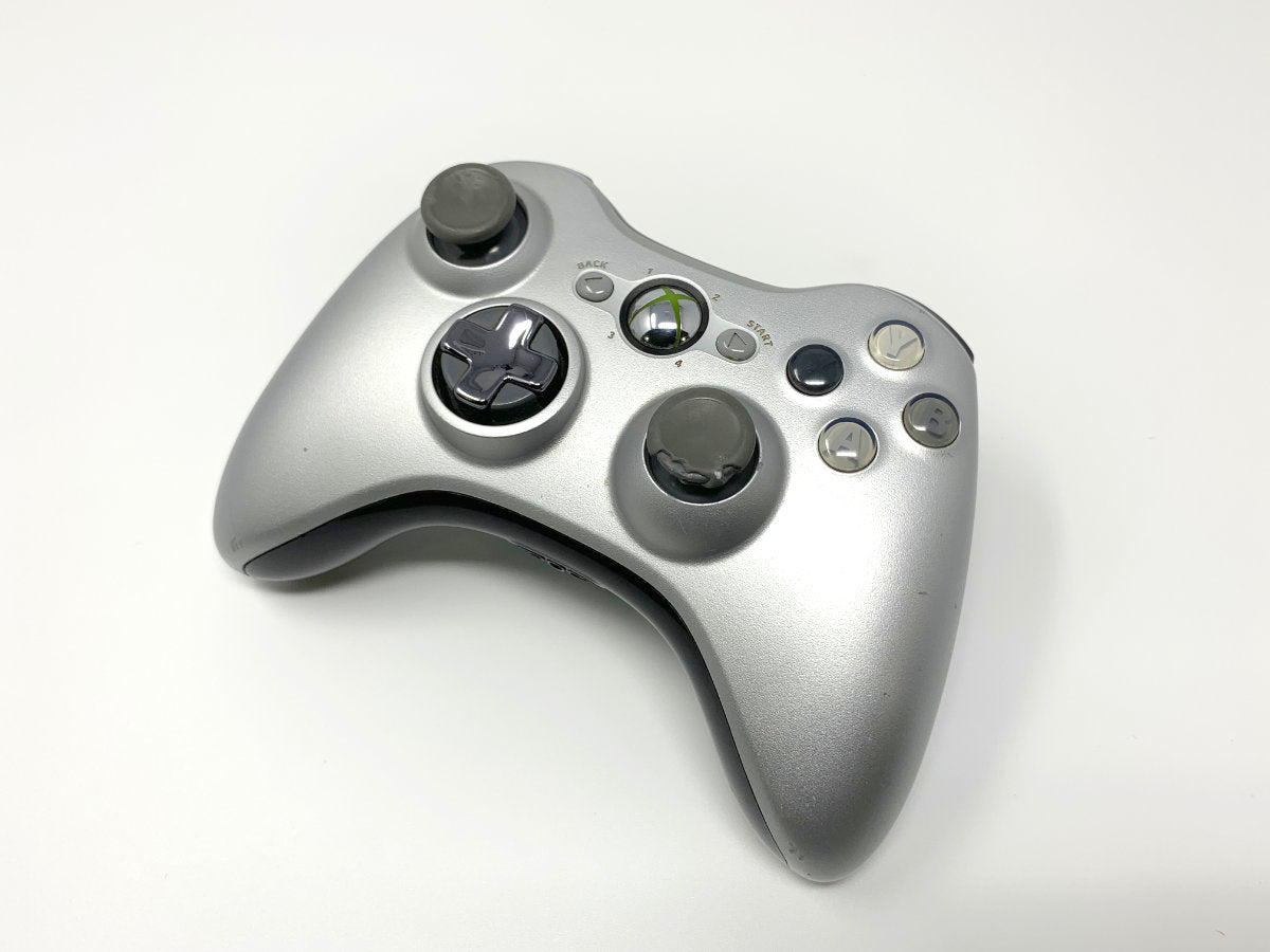 Xbox 360 Wireless Controller Genuine/Official/OEM Model 1403 - Silver - Special Edition • Accessories