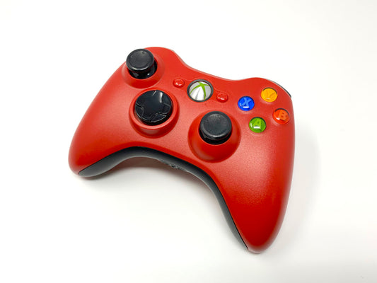 Xbox 360 Wireless Resident Evil Controller Genuine/Official/OEM Model WC01 - Red - Special Edition • Accessories