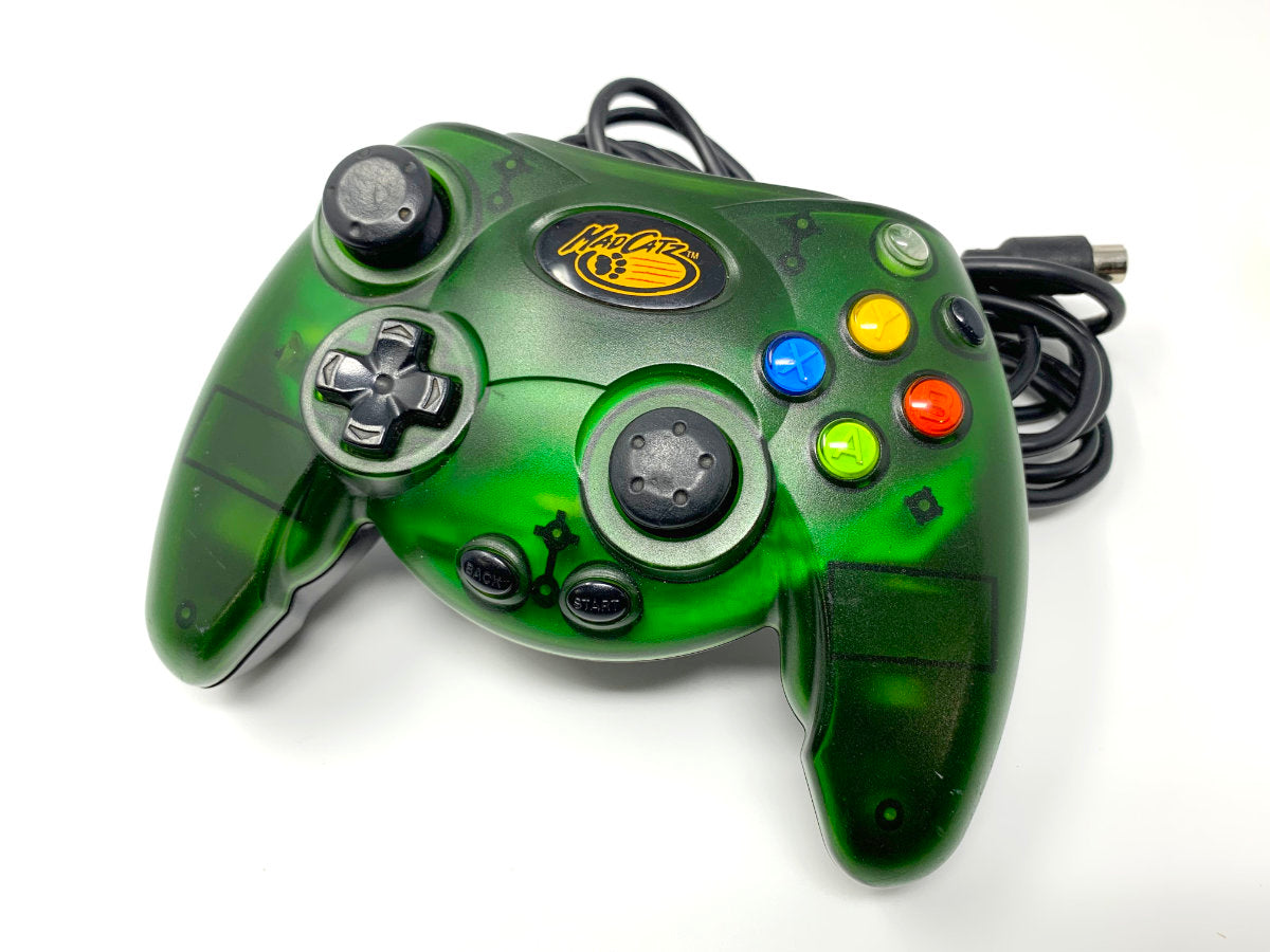 Mad Catz Controller 4516 Control Pad 2001 Cable 1414133 for Xbox 360 - Green • Accessories