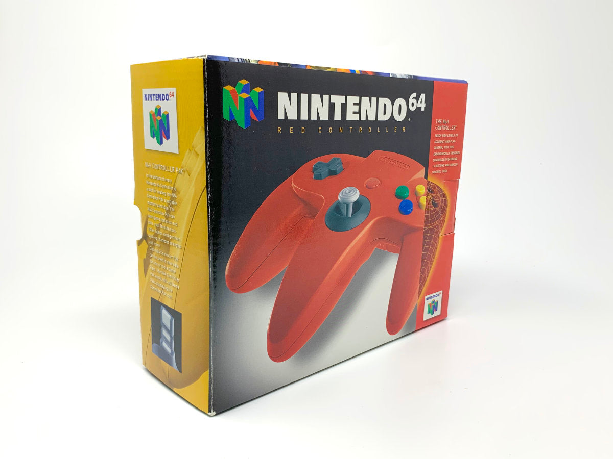 Nintendo 64 Red Controller Genuine/Official/OEM • Accessories