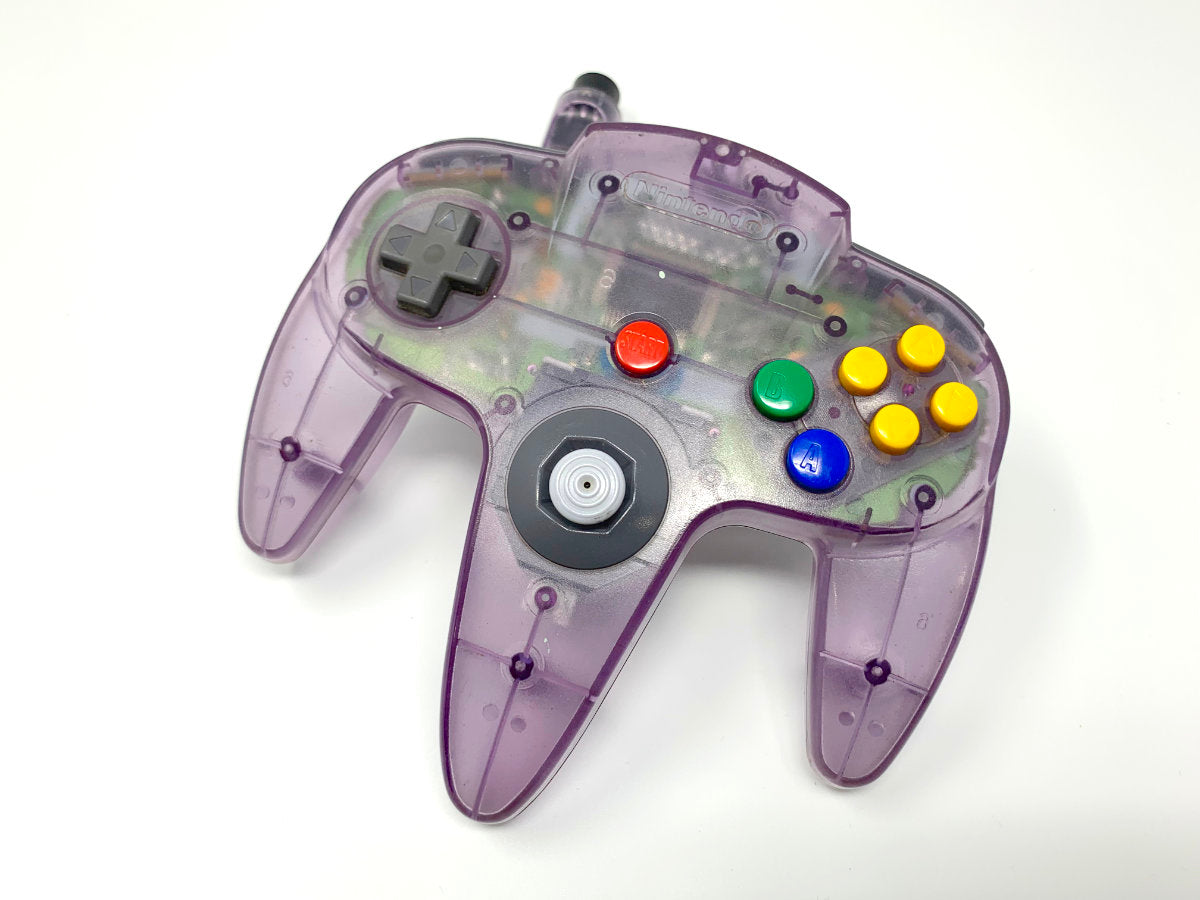 Nintendo 64 Controller - Genuine/Official/OEM - Clear Purple • Gamepad ...