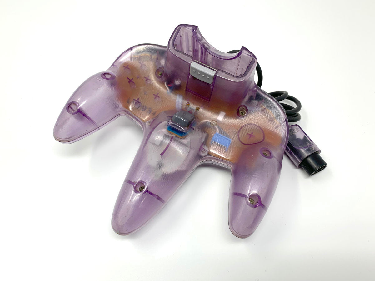 Nintendo 64 Controller Genuine/Official/OEM - Clear Purple • Accessories