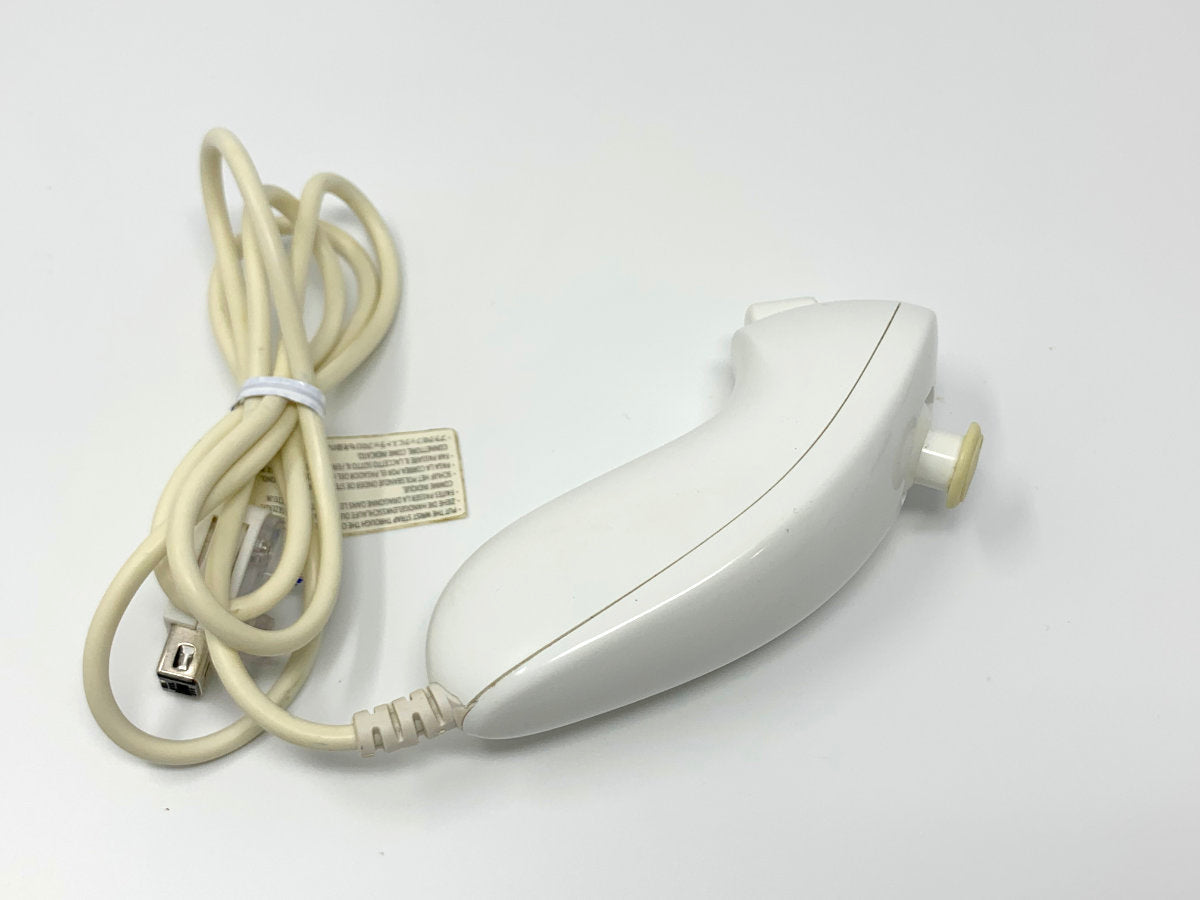 Wii Nunchuk RVL-004 Controller Genuine/Official/OEM - White • Controllers