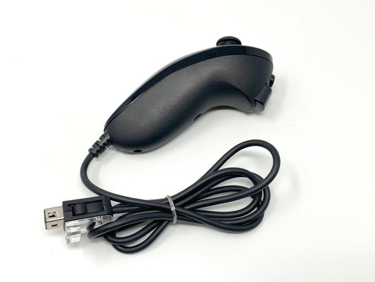 Wii Nunchuk RVL-004 Controller Genuine/Official/OEM - Black • Controllers
