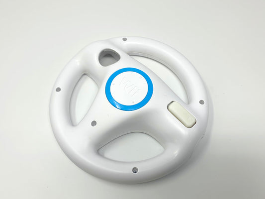 Nintendo Wii Steering Wheel for Mario Kart Genuine/Official/OEM RVL-A-J-USZ - White • Controllers