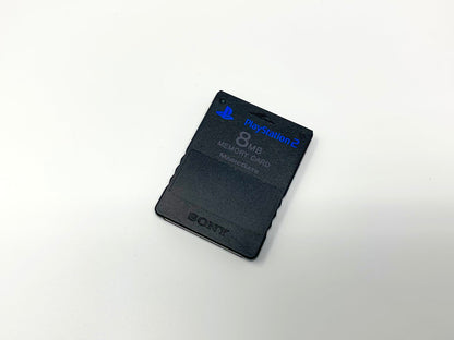 Sony Playstation 2 8MB Memory Card - Genuine/Official/OEM - Black • Memory Card
