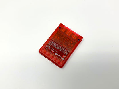 Sony Playstation 2 8MB Memory Card - Genuine/Official/OEM - Red • Memory Card