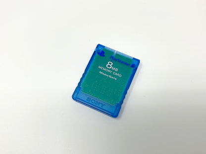 Sony Playstation 2 8MB Memory Card - Genuine/Official/OEM - Blue • Memory Card