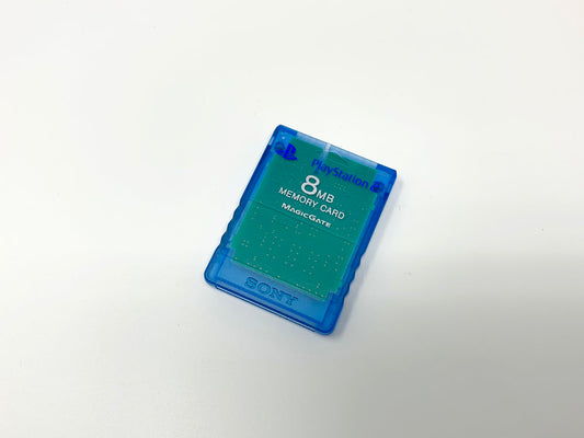 Sony PlayStation 2 8MB Memory Card Genuine/Official/OEM - Blue • Accessories
