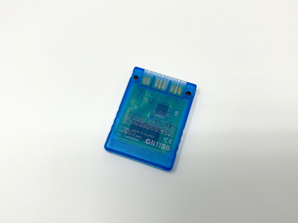 Sony Playstation 2 8MB Memory Card - Genuine/Official/OEM - Blue • Memory Card