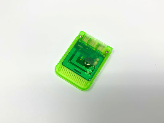 PlayStation 1MB Memory Card by InterAct - Light Green • Accessories