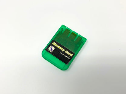 Playstation 1MB Memory Card by InterAct - Green • Memory Card