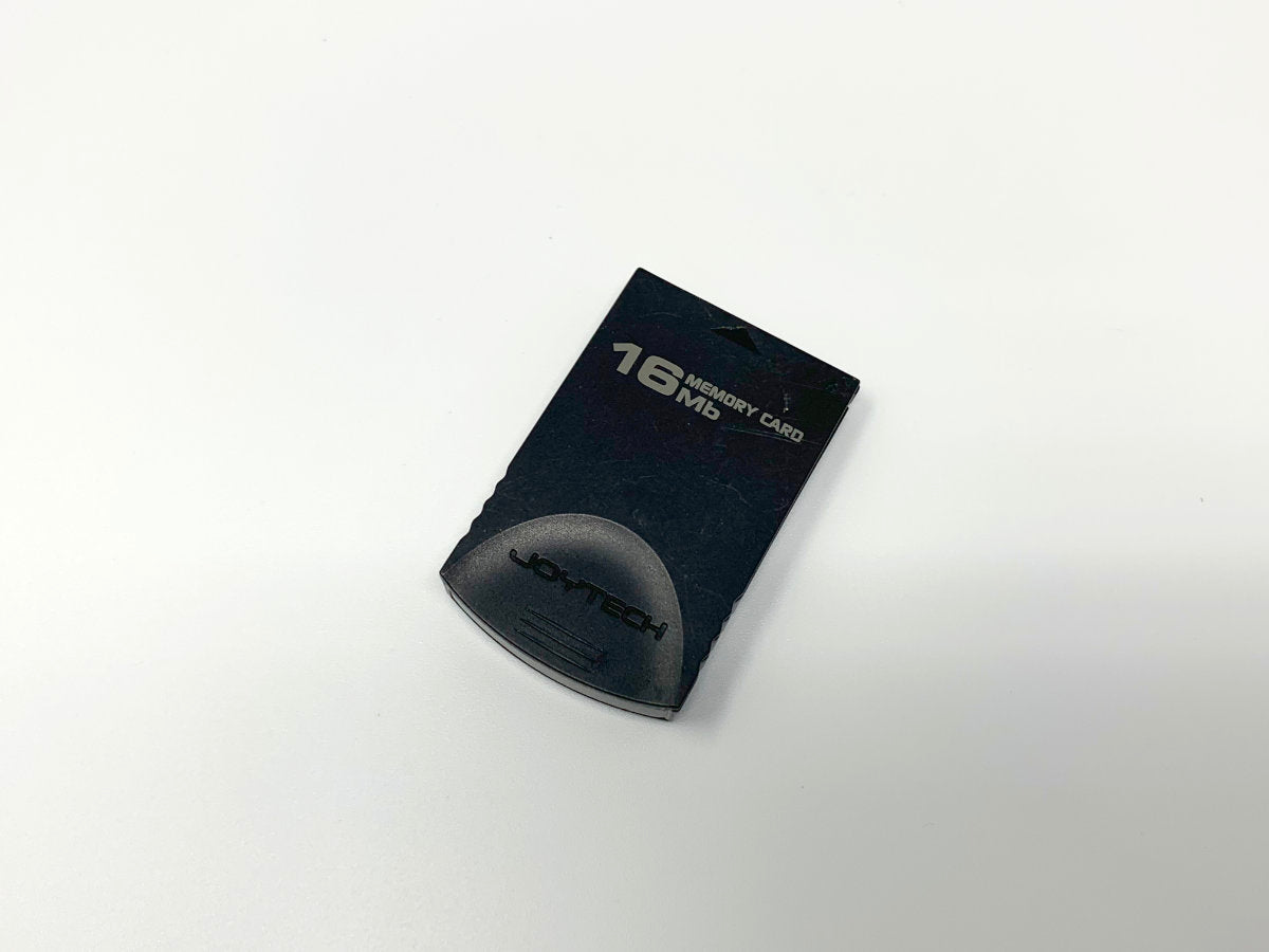 Nintendo Gamecube 16MB Memory Card by Joytech Model JS-811B - Black • Accessories
