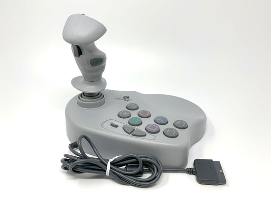Mad Catz Sony Playstation 1 Fight Stick Joystick Controller Controller - Gray • Controllers