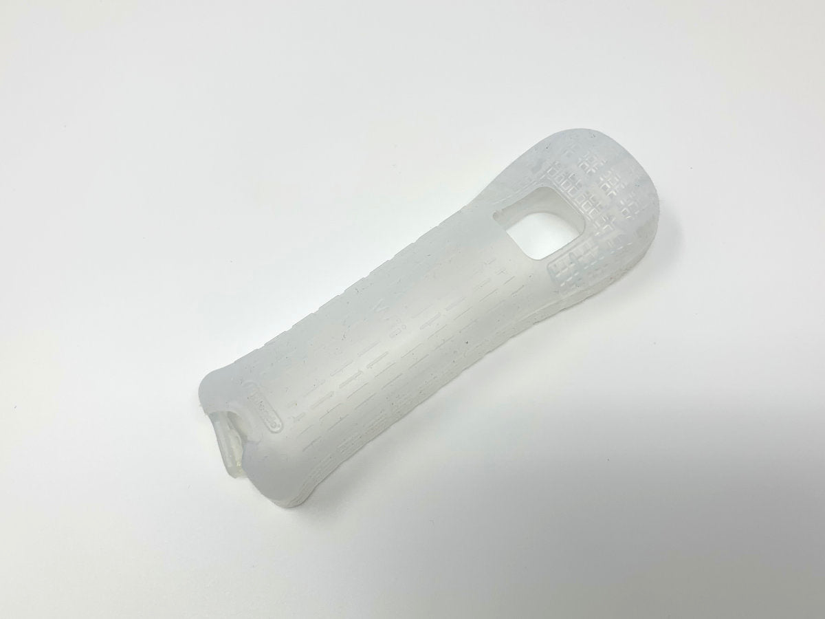 Nintendo Wii Remote Silicone Grip/Sleeve Genuine/Official/OEM - Clear • Controllers