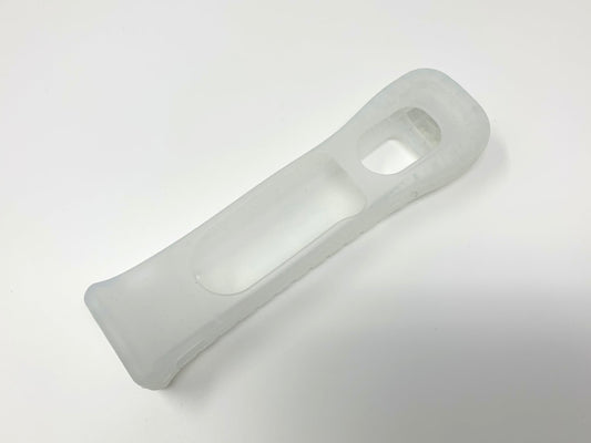 Nintendo Wii MotionPlus Remote Silicone Grip/Sleeve Genuine/Official/OEM - Clear • Controllers