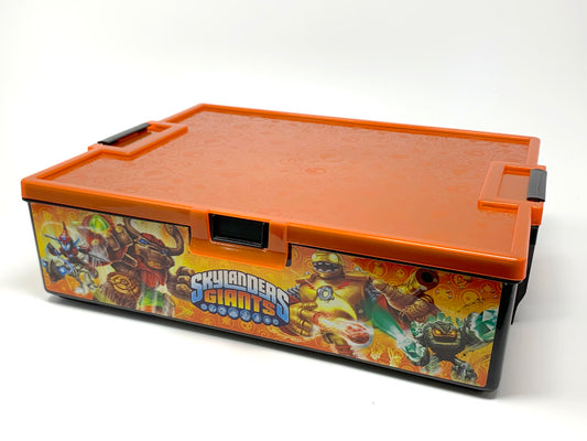 Skylanders Giants Stackable Tackle Box Figure Storage Case - Orange • Accessories