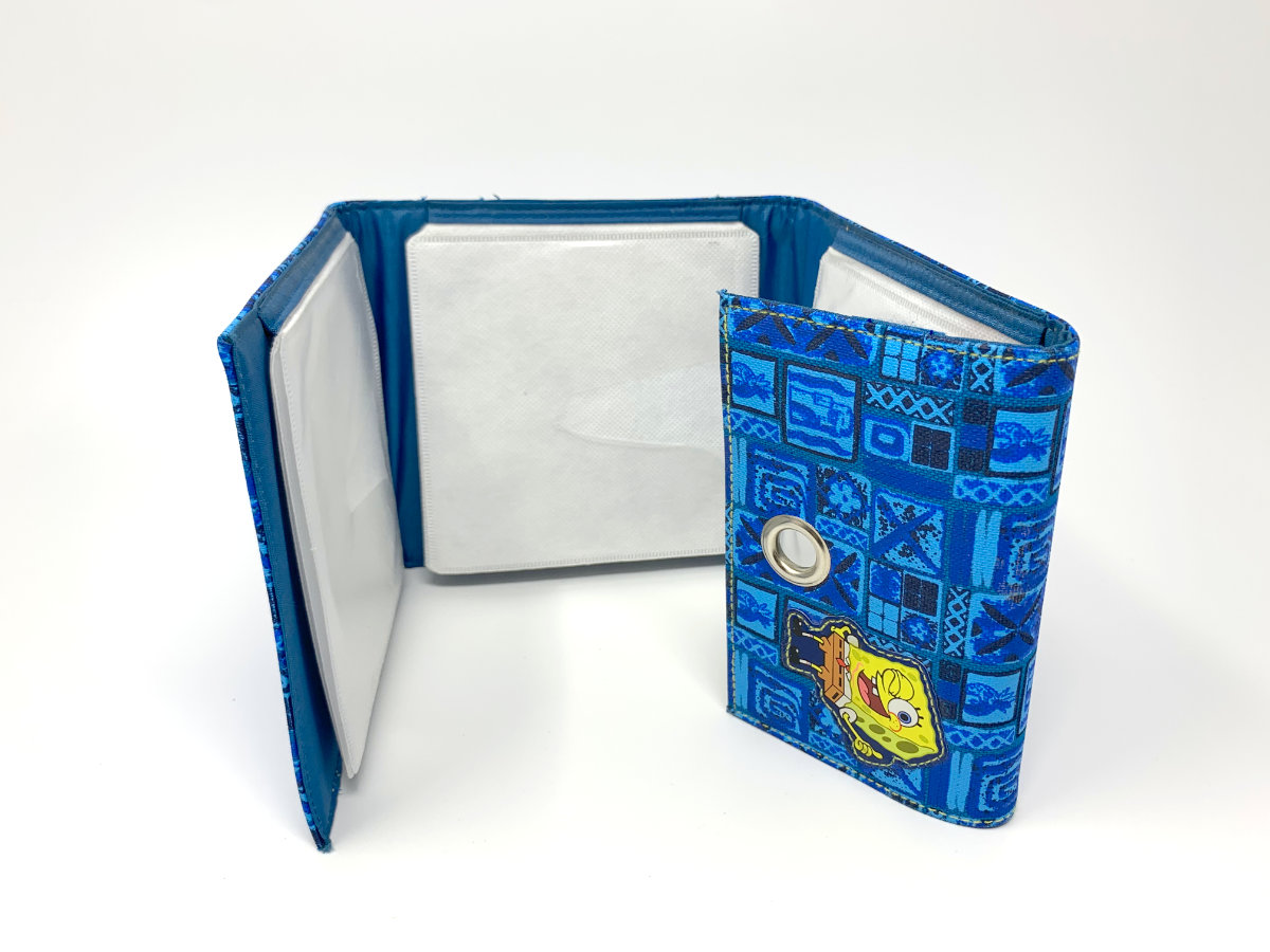 Nickelodeon SpongeBob SquarePants Kids CD Carry Case Wallet - 18-Disc Capacity - Blue • Organizer/Storage