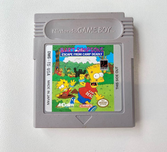 Bart Simpson’s Escape from Camp Deadly • Gameboy Original