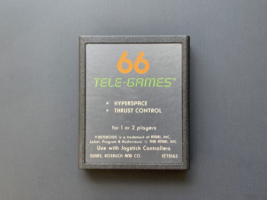 Asteroids 66 Tele-Games • Atari 2600
