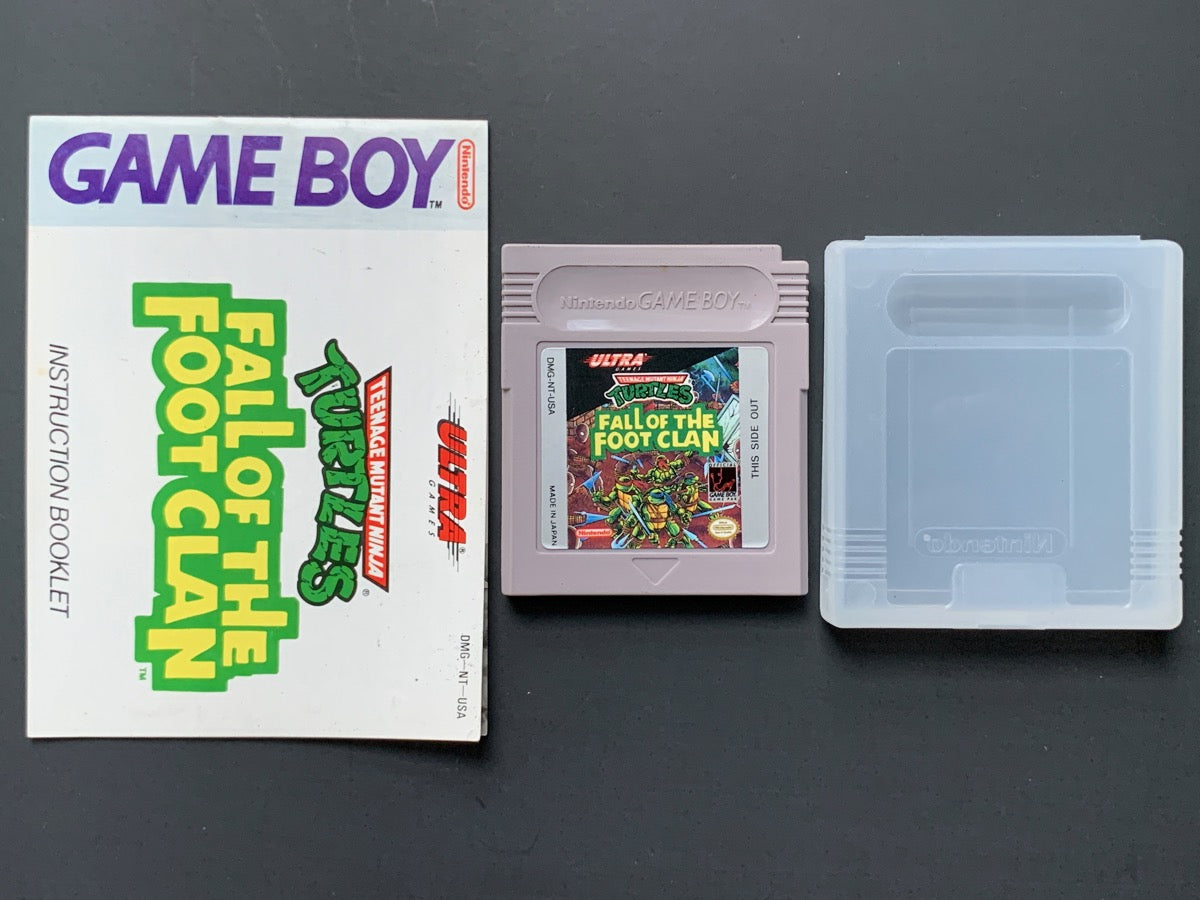 Teenage Mutant Ninja Turtles: Fall of the Foot Clan *w/ Original Manual* • Gameboy Original