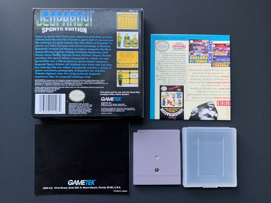 Jeopardy! Sports Edition Collector’s Set • Gameboy Original