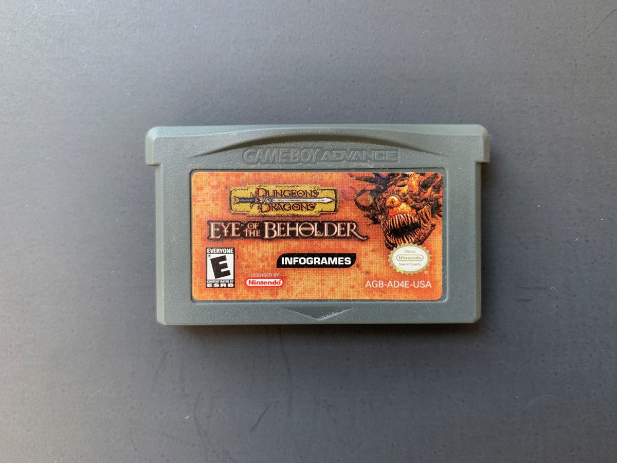 Dungeons and Dragons Eye of the Beholder • Gameboy Advance