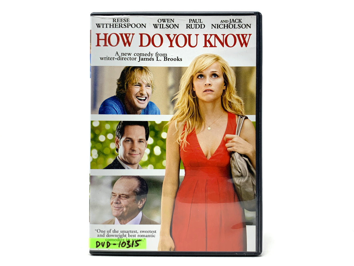 How Do You Know • DVD