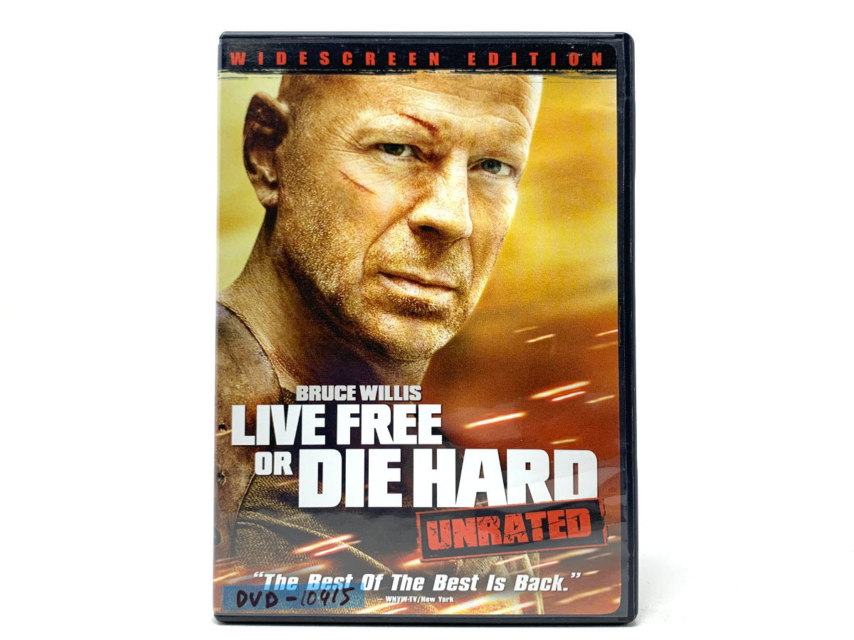 Live Free or Die Hard - Unrated Widescreen Edition • DVD